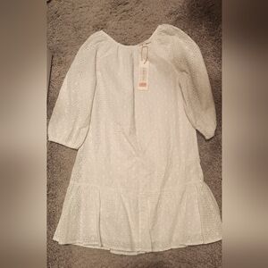 Studio Kids White Eyelet Dress